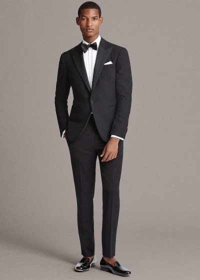 Men's Ralph Lauren Gregory Wool Peak-Lapel Tuxedo | 905146LWN